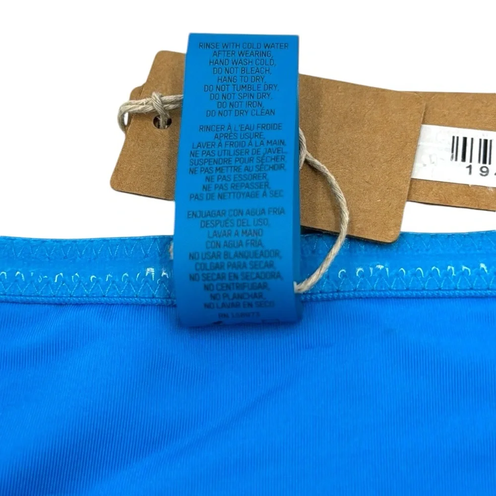 Skims Recycled Swim Long Sleeve Bikini Top Size Small